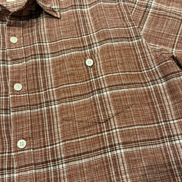 Weatherproof Vintage Washable Linen Button Down Shirt- Size L - Picture 5 of 7